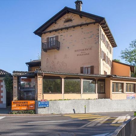 Hotel Ristorante Della Stazione Tegna Exterior foto